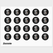 Geweldige dag- leukemie kanker bewustzijn supporte ronde sticker (Vel)