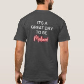 Geweldige dag om een Mediocre t-shirt te zijn (Achterkant)