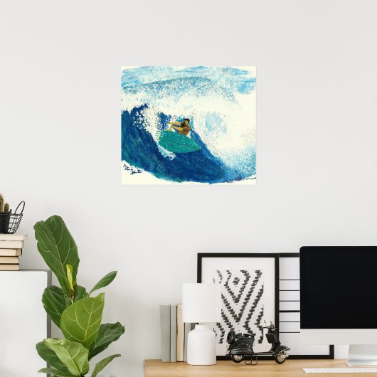 geweldige dag poster (Thuiskantoor)