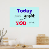 Geweldige dag poster (Keuken)