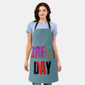 Geweldige dag. schort (Gedragen)