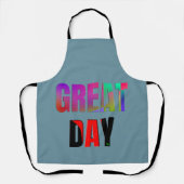 Geweldige dag. schort (Voorkant)