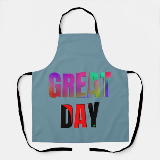 Geweldige dag. schort (Voorkant)