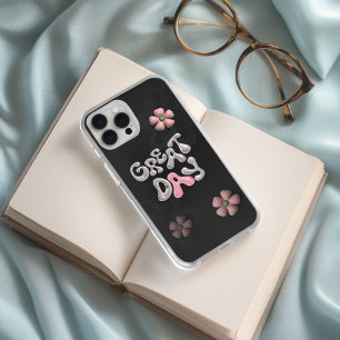 Geweldige dag speelse bloementelefoonhoesje Case-Mate iPhone 14 pro hoesje