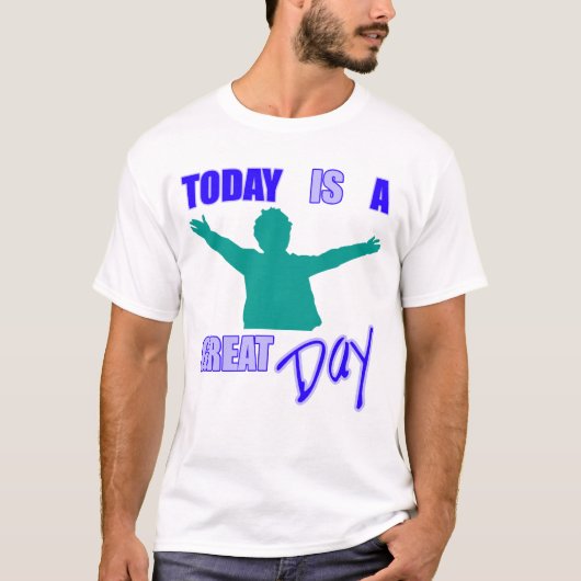 Geweldige dag t-shirt (Voorkant)