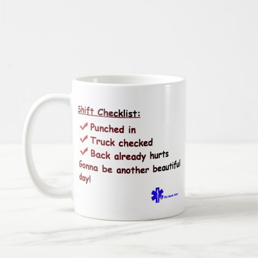 Geweldige dag van het EMT - Koffiemok (Links)