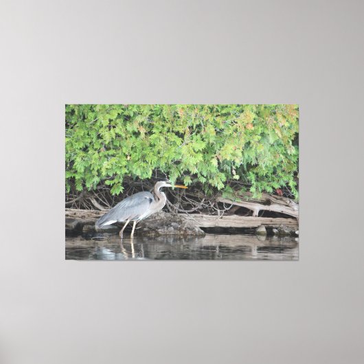 Geweldige dag voor een wandeling canvas afdruk (Voorkant)