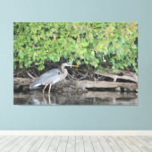 Geweldige dag voor een wandeling canvas afdruk (Insitu (Houten vloer))