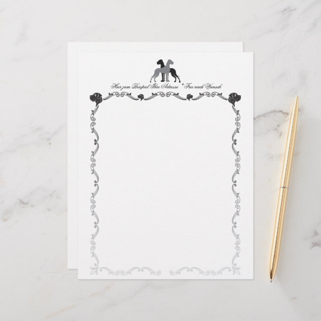 Geweldige Dane (Voorkant / Achterkant in situ)