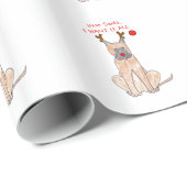 Geweldige Dane Beste Kerstman.... Cadeaupapier (Rol Hoek)