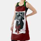 Geweldige Dane Black-kerstcadeautjes Schort (Insitu)
