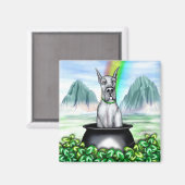 Geweldige Dane Blue Pot O Gold Magneet (Voorkant / Achterkant)