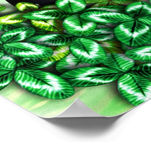 Geweldige Dane Blue Pot O Gold Poster (Hoek)