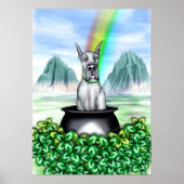 Geweldige Dane Blue Pot O Gold Poster (Voorkant)