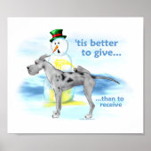 Geweldige Dane BTG Merle Poster (Voorkant)