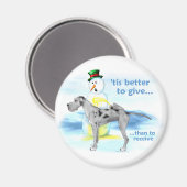 Geweldige Dane BTG Merle UC Magneet (Voorkant / Achterkant)