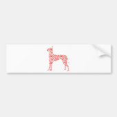 Geweldige Dane Bumpersticker (Voorkant)