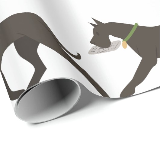 Geweldige Dane Cadeaupapier (Rol Hoek)