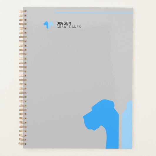 Geweldige Dane Corporate logo-ID Planner (Voorkant)