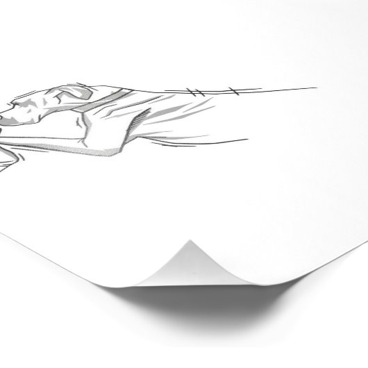 Geweldige Dane Dog Foto Afdruk (Hoek)