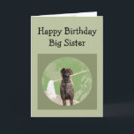 Geweldige Dane Dog Humor for Birthday Big Sister F Kaart<br><div class="desc">Great Dane Dog Humor for Birthday Zuster Fun</div>