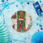 Geweldige Dane Dog-kerst Papieren Bordje (Feest)