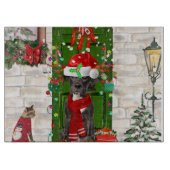 Geweldige Dane Dog-kerst Snijplank (Voorkant)