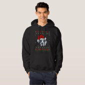 Geweldige Dane Dog-kerstcadeautje lomp, fantastisc Hoodie (Voorkant volledig)