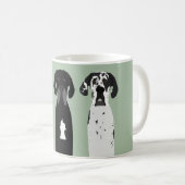 Geweldige Dane Dog Koffiemok (Voorkant rechts)
