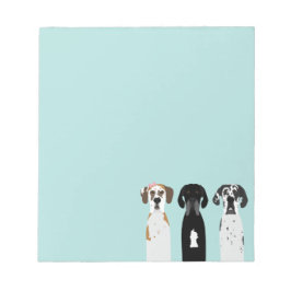 Geweldige Dane Dog Notitieblok