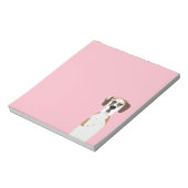 Geweldige Dane Dog Notitieblok (Linkerzijde)