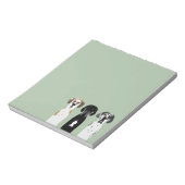 Geweldige Dane Dog Notitieblok (Linkerzijde)