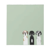 Geweldige Dane Dog Notitieblok (Voorkant)