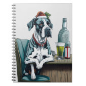 Geweldige Dane Dog Notitieboek (Voorkant)