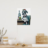 Geweldige Dane Dog Poster (Keuken)