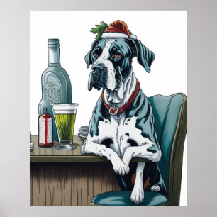 Geweldige Dane Dog Poster
