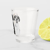 Geweldige Dane Dog Shot Glas (Rechts)