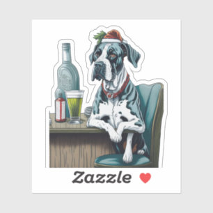 Geweldige Dane Dog Sticker