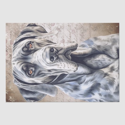 Geweldige Dane Dog Tissuepapier (Voorkant)