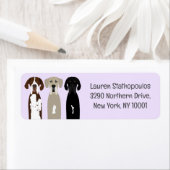 Geweldige Dane Dogs Etiket (Insitu)