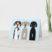 Geweldige Dane Dogs Kaart (Voorkant)