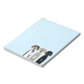 Geweldige Dane Dogs Notitieblok (Linkerzijde)