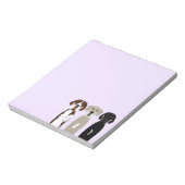 Geweldige Dane Dogs Notitieblok (Linkerzijde)