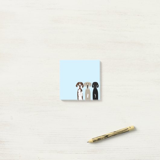 Geweldige Dane Dogs Post-it® Notes (Op bureau)