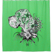 Geweldige Dane Douchegordijn (Voorkant)