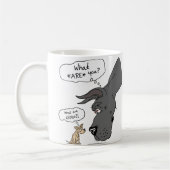 Geweldige Dane en Chihuahua Black Koffiemok (Links)