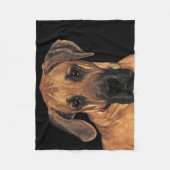 Geweldige Dane Fleece Blanket (Voorkant)