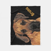 Geweldige Dane Fleece Blanket Deken (Voorkant)