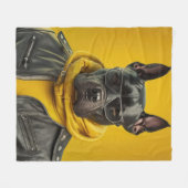 Geweldige Dane Fleece Deken (Voorkant (Horizontaal))