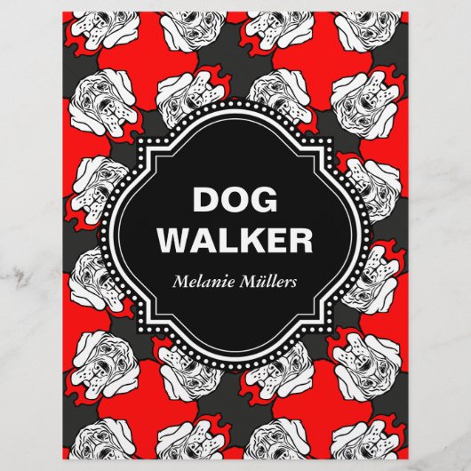 Geweldige Dane Flyer (Achterkant)